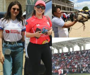 En Danlí han vivido una enorme fiesta por la llegada del Olimpia para el partido ante el Estrella Roja, el Estadio Marcelo Tinoco ha vivido una algarabía por partido de primera división