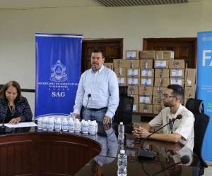 Los insumos veterinarios donados están valorados en más de 50 mil dólares.