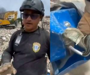 Varios videos publicados en redes sociales muestran a ciudadanos indignados enfrentando a un agente del CICPC y rompiendo los dólares en efectivo que tenía el funcionario.
