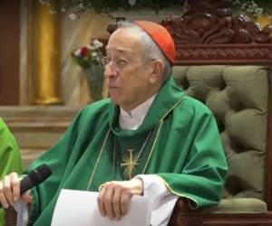 El cardenal Óscar Andrés Rodríguez ofició la homilía dominical