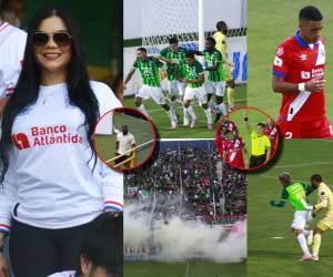 Marathón venció a Olimpia por la jornada 7 de Liga Nacional. Las mejores postales que dejó el partido en San Pedro Sula.