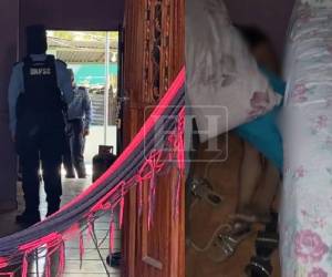 Tres mujeres fueron ejecutadas al interior de una vivienda ubicada en el barrio Las Acacias, municipio de El Porvenir, departamento de Francisco Morazán. La escena del crimen muestra la forma en la que fueron asesinadas.