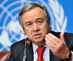 El Secretario General de las Naciones Unidas, António Guterres.