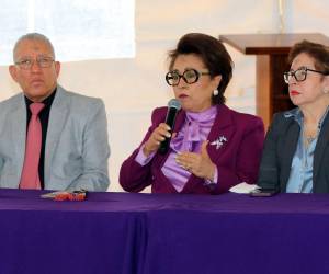 La presidenta de la Corte Suprema de Justicia (CSJ), Rebeca Ráquel, en el marco de la celebración del inicio de la Cuaresma.