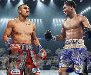 Teófimo López defiende el título del WBC ante Shakur Stevenson.