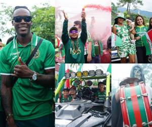 Este domingo se llevó a cabo la caravana en honor al centenario del Marathón. Así se vivió el festejo en las calles de San Pedro Sula.