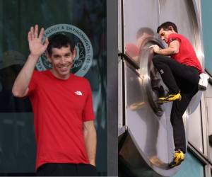 Desprovisto de toda medida de seguridad y equipado solo con unos zapatos especiales, una bolsa de magnesio y su emblemática camiseta roja, el estadounidense Alex Honnold hizo historia al alcanzar con éxito la cima del rascacielos Taipei 101, el undécimo edificio más alto del mundo.