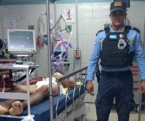 Juan Hipólito Murillo Chirinos está interno en el Hospital Escuela (HE), bajo custodia policial.