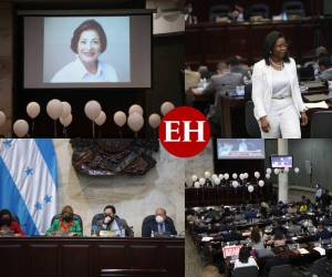 Con sentidos homenajes en memoria de la exdiputada por Gracias a Dios, Carolina Echeverría Haylock, quien fue brutalmente asesinada hace un año en su vivienda, dio inicio la sesión del Congreso Nacional de este miércoles 27 julio. Lo que al principio se desarrollaba entre llamados de paz terminó con el tenso debate por el dictamen de la Comisión de Justicia y Derechos Humanos y el ruido de los silbatos de diputados opositores.