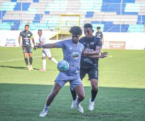 Imágenes del desarrollo del partido.