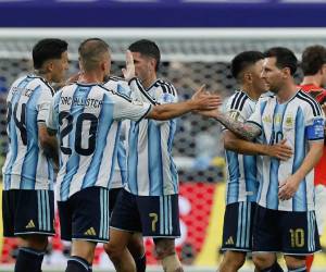 Imágenes del desarrollo del partido.