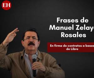 Manuel Zelaya Rosales, exmandatario de Honduras (2006-2009), lideró este sábado un evento en Casa Presidencial en el que se firmaron unos 300 contratos de trabajo a simpatizantes de Libertad y Refundación (Libre) y en medio de sus declaraciones dejó polémicas frases que aquí te las mostramos.