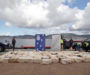 Imagen de archivo de cocaína incautada durante una operación contra el narcotráfico.