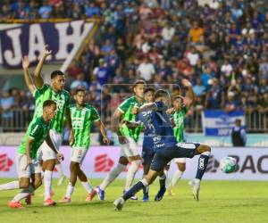 Padilla Discua marcó, pero al final se le anuló el gol en el génesis del segundo tiempo.