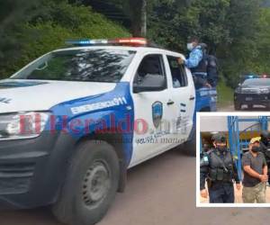 Así fue trasladado Norlan José Carrasco a eso de las 10: 05 de la mañana.