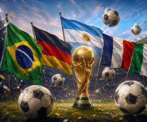Entre las selecciones con más goles figuran principalmente campeonas mundiales como Brasil, Alemania y otras más.