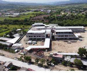 Avances en la construcción de uno de los hospitales públicos incluidos en la auditoría del Tribunal Superior de Cuentas.