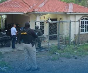 Los allanamientos se ejecutaron en la ciudad de San Pedro Sula y en tres municipios de Copán: Cucuyagua, San Pedro de Copán y La Unión.