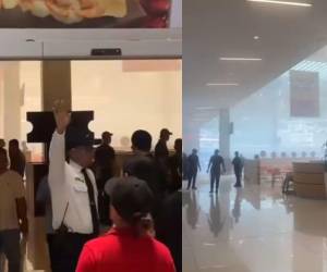 Explosión de un cilindro de gas en centro comercial de la capital deja personas afectadas