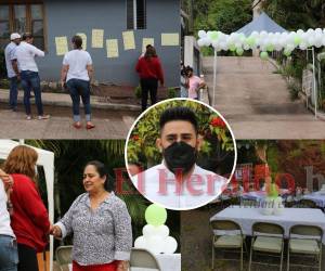 Los vecinos de Kevin Solórzano lo recibieron con total algarabía.