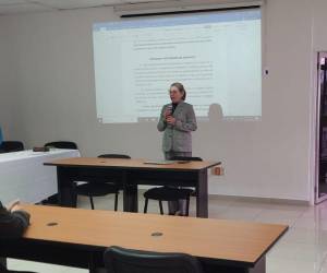 La magistrada Odalis Nájera presentó sus resultados de gestión y entregó la coordinación de la Sala Laboral-Contencioso Administrativo a su homólogo, Roy Pineda.