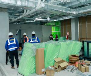La construcción de los espacios donde funcionarán los quirófanos presentan un alto porcentaje de avance, por lo que se espera que a finales del año estén listos.