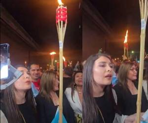 Diputados, candidatos y la presidenta del CNE, Ana Paola Hall, estuvieron en la jornada de oración.