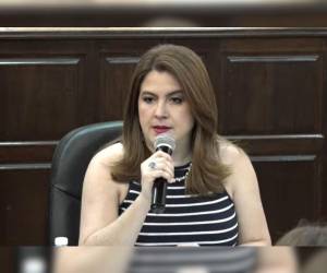 López llegó cerca de las 5:00 de la tarde al Congreso Nacional.