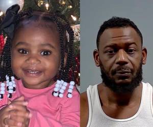 La víctima, Kacey Bass, y Roderick Randall, novio de su madre y dueño del arma que la asesinó.