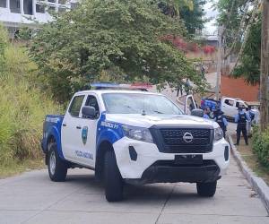 Agentes de la Policía Nacional acordonaron el lugar de la escena del crimen donde levantaron evidencias relacionadas al crimen.