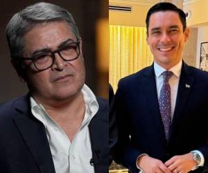 El diputado Kilvett Bertrand dijo estar feliz por el regreso del expresidente Juan Orlando Hernández.