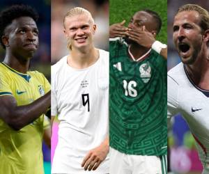 Vinícius Júnior, Erling Haaland, Julián Quiñones y Harry Kane, las grandes estrellas de la jornada mundialista del domingo 05 de julio.