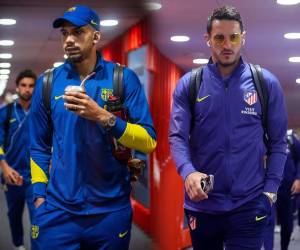 Imágenes del desarrollo del partido.