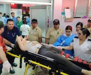 El centro hospitalario recibió un total de 11 personas heridas a causa de la tragedia. A excepción de los dos pacientes en estado crítico, el resto se encuentra estable.