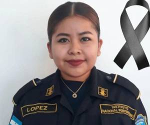 Delmi Lorena Sánchez López es la agente que murió en un accidente de tránsito.