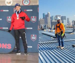 Muchos exjugadores de Honduras y de clubes de Liga Nacional decidieron irse a Estados Unidos en busca de mejores oportunidades. Esta es la historia de un exfutbolista de la Selección Nacional y de clubes como Marathón que sale adelante mediante la construcción y sigue ligado al fútbol.