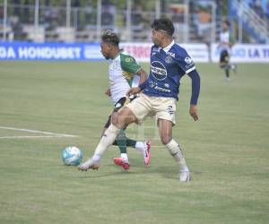 Imágenes del desarrollo del partido.
