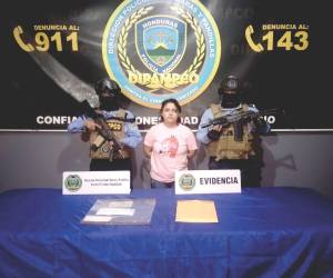 Claudia Suazo fue capturada por la Dipampco.