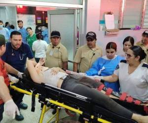La mayoría de los heridos fueron trasladados hasta el hospital Catarino Rivas.