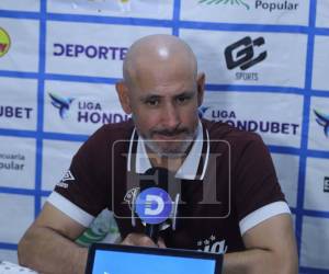 El técnico del Olimpia se mostró apesarado tras caer en La Ceiba.