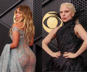 Las arriesgadas transparencias de Chappell Roan y Karol G, junto al imponente vestido de plumas de Lady Gaga, contrastaron con la sobriedad de Billie Eilish y la silueta clásica adornada con pedrería de Sabrina Carpenter en la alfombra roja de los Premios Grammy, celebrados la noche del domingo en Los Ángeles.