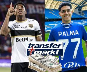 El joven delantero hondureño Dereck Moncada ha disparado su valor de mercado tras el buen paso que está teniendo en el fútbol de Colombia. La página especializada Transfermarkt actualizó el valor del catracho.