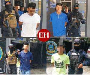 Los cuatro detenidos ya fueron puestos a las órdenes de las autoridades y trasladados al Juzgado correspondiente para seguir el proceso conforme a la ley.