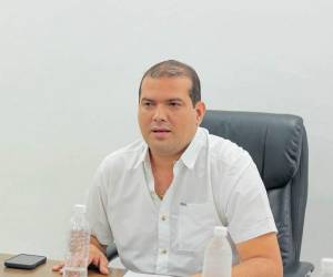 El alcalde de Choluteca, Eber Aplicano.
