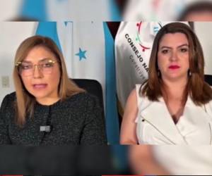 Las consejeras leyeron la declaratoria oficial de las elecciones generales.