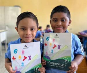 El director ejecutivo de Fundación Concordia enfatizó que el texto de Matemáticas pertenece a los niños, quienes pueden rayarlo y llevarlo a casa.