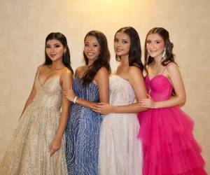 Jimena Morazán, Anna Martínez, Ariana Calderón y Leah Suazo.
