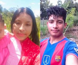 Foto en vida de Yaneli Castro Guerrero y Dilmer Abener Murillo Romero. Se desconoce la edad de las víctimas.