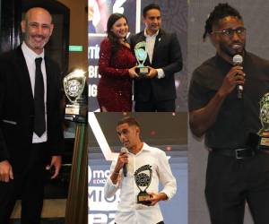 En la gala también estuvieron presentes los representes de la Liga Nacional y FFH.