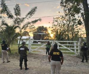 Los operativos se llevan a cabo en tres departamentos de Honduras.